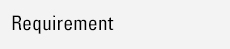 requirement